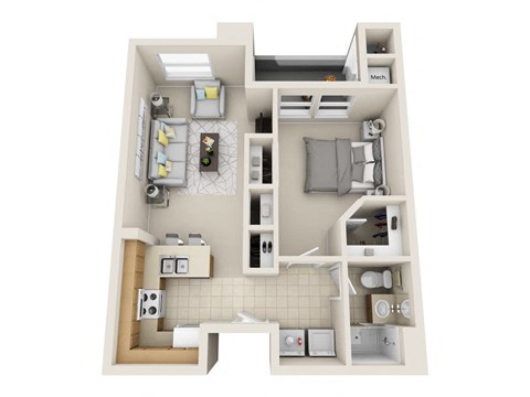 a bedroom floor plan of a 2100 sq ft studio